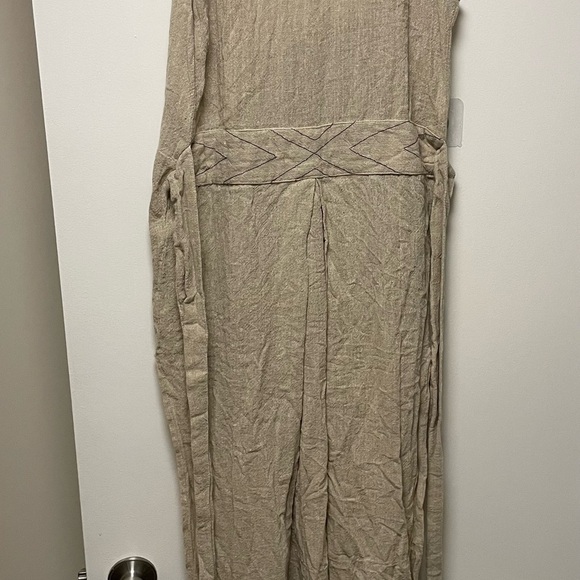 Chinta Mani Alchemi Tunic Womens Small 100% Cotton Beige Bohemian - Picture 7 of 15